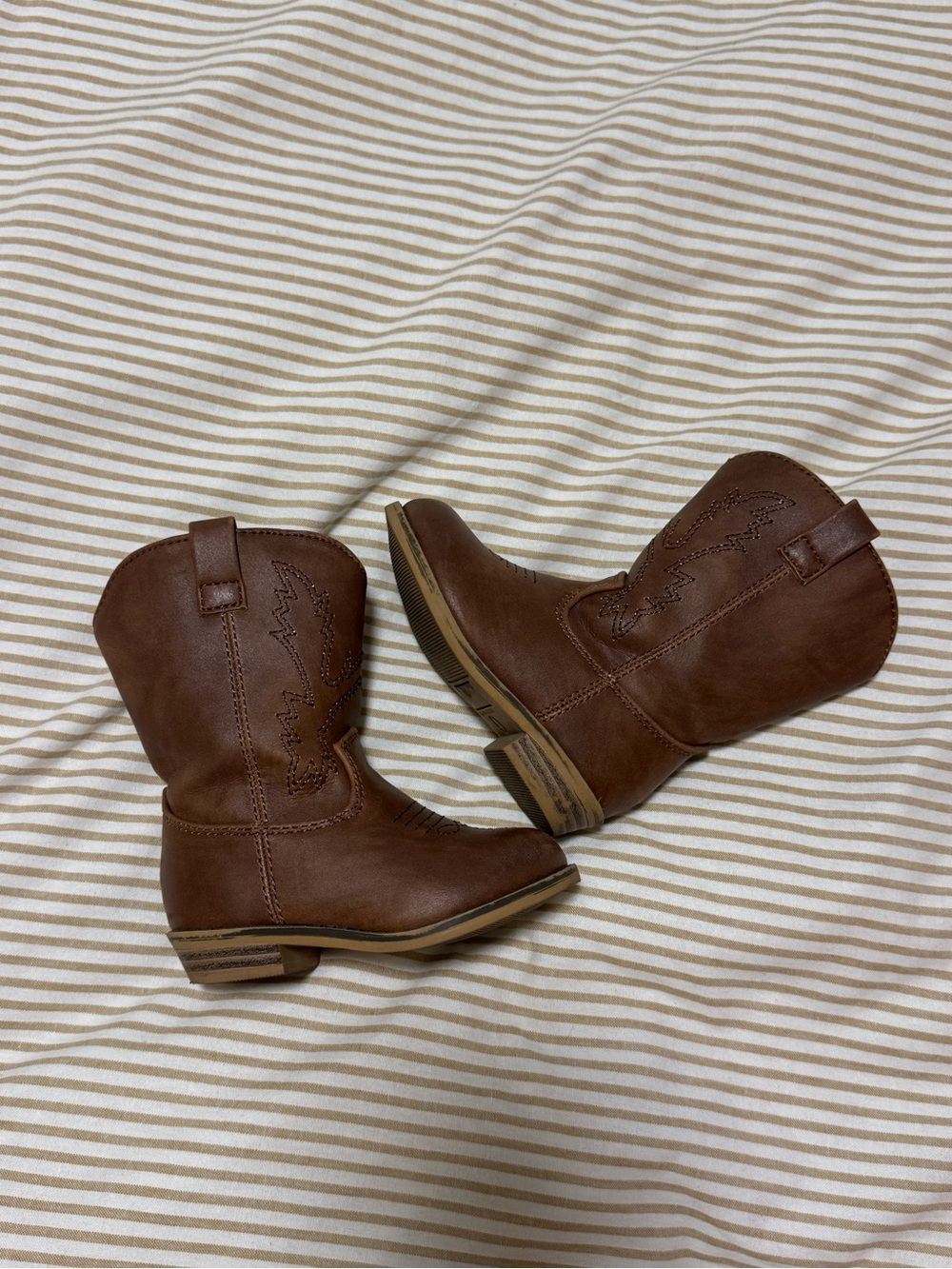 Kids Brown Cowboy Boots - Stylish Western Toddler Boots